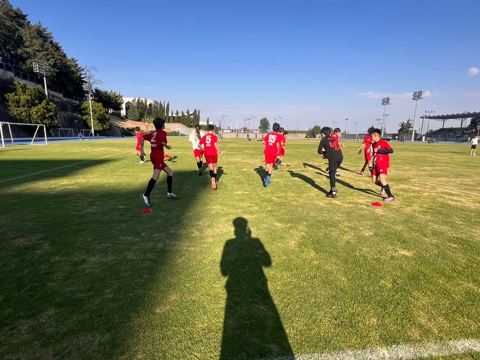 OPA players on the pitch